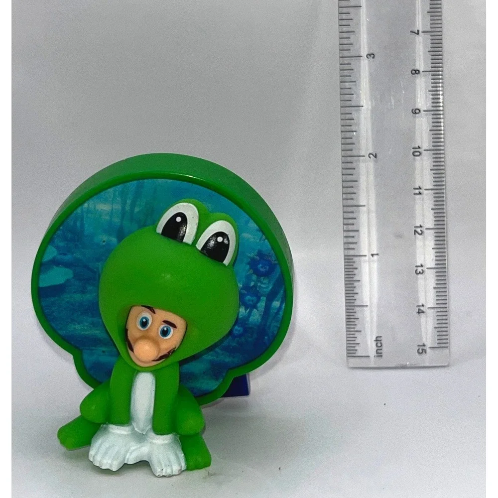 Nintendo Mario Frog Suit Clip Toy McDonald's 2023 Happy Meal Toy Green 3in